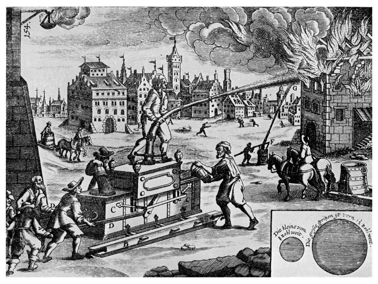 Brannbil på slede, 1662 1956 av Unbekannt