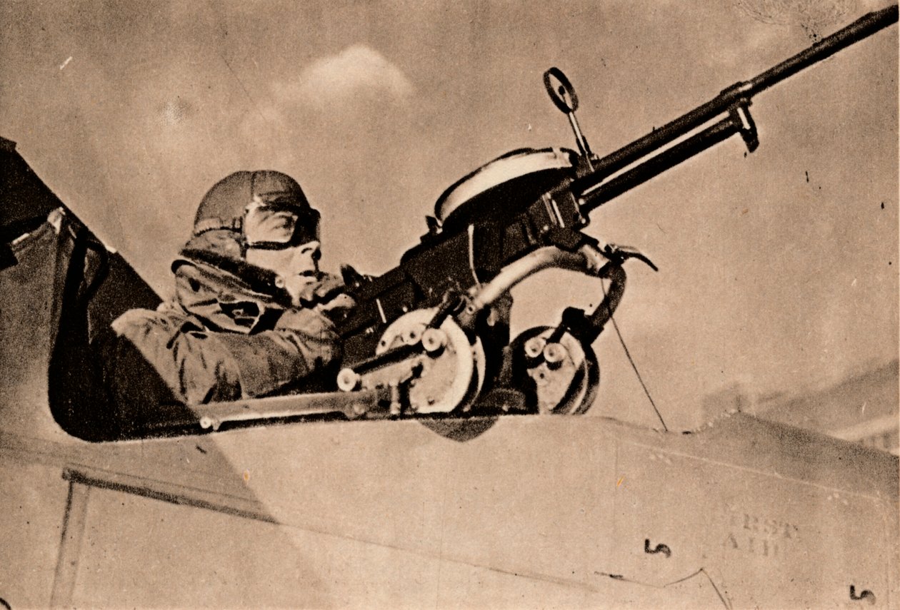 Skytingspraksis ved Drogue Towed Target, 1940 av Unbekannt