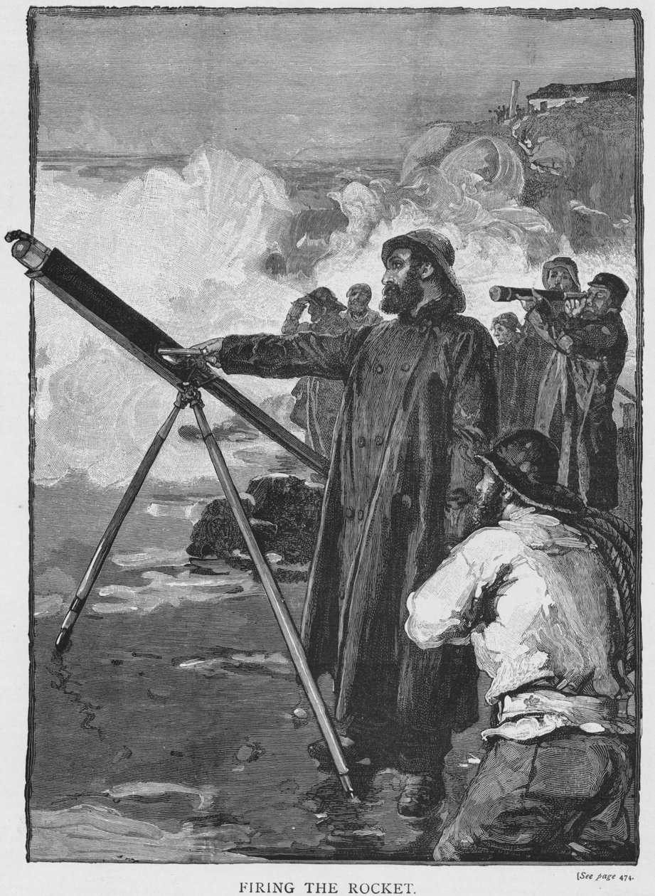 Fire The Rocket, c1880 av Unbekannt