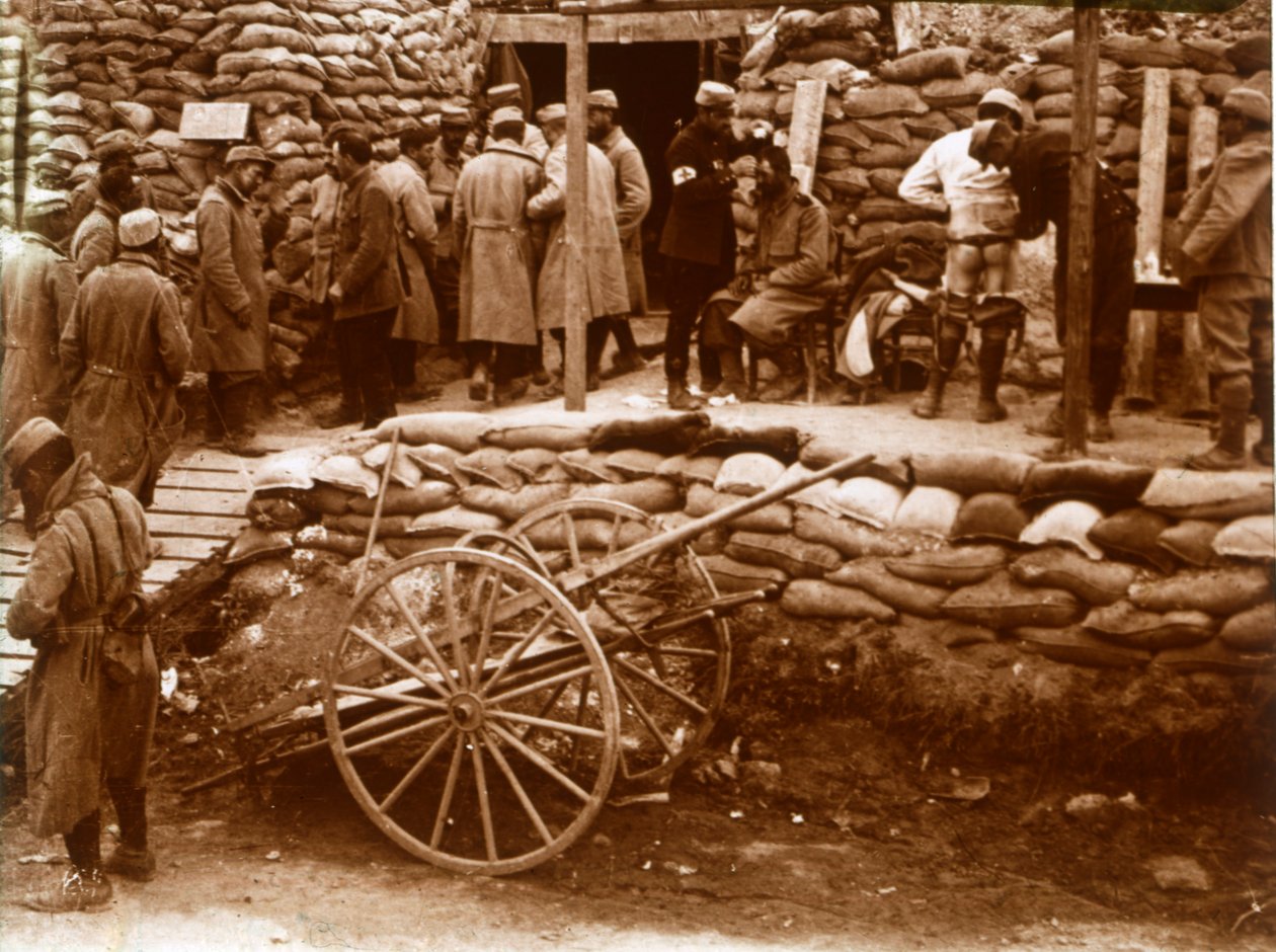 Førstehjelpspost, Ablain-Saint-Nazaire, Nord-Frankrike, c1914-c1918 av Unbekannt