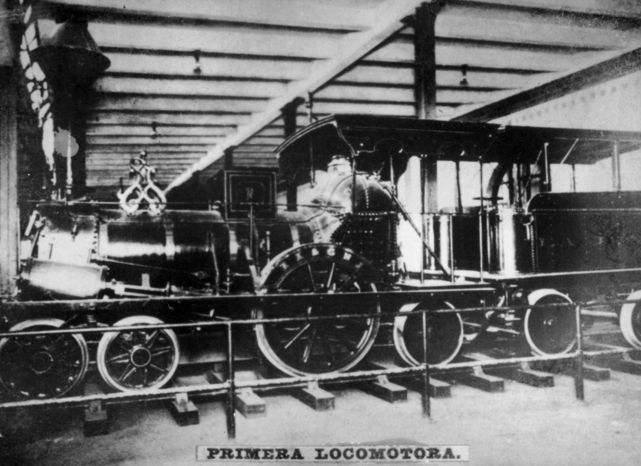 Første lokamotiv, Cuba, 1800-tallet av Unbekannt
