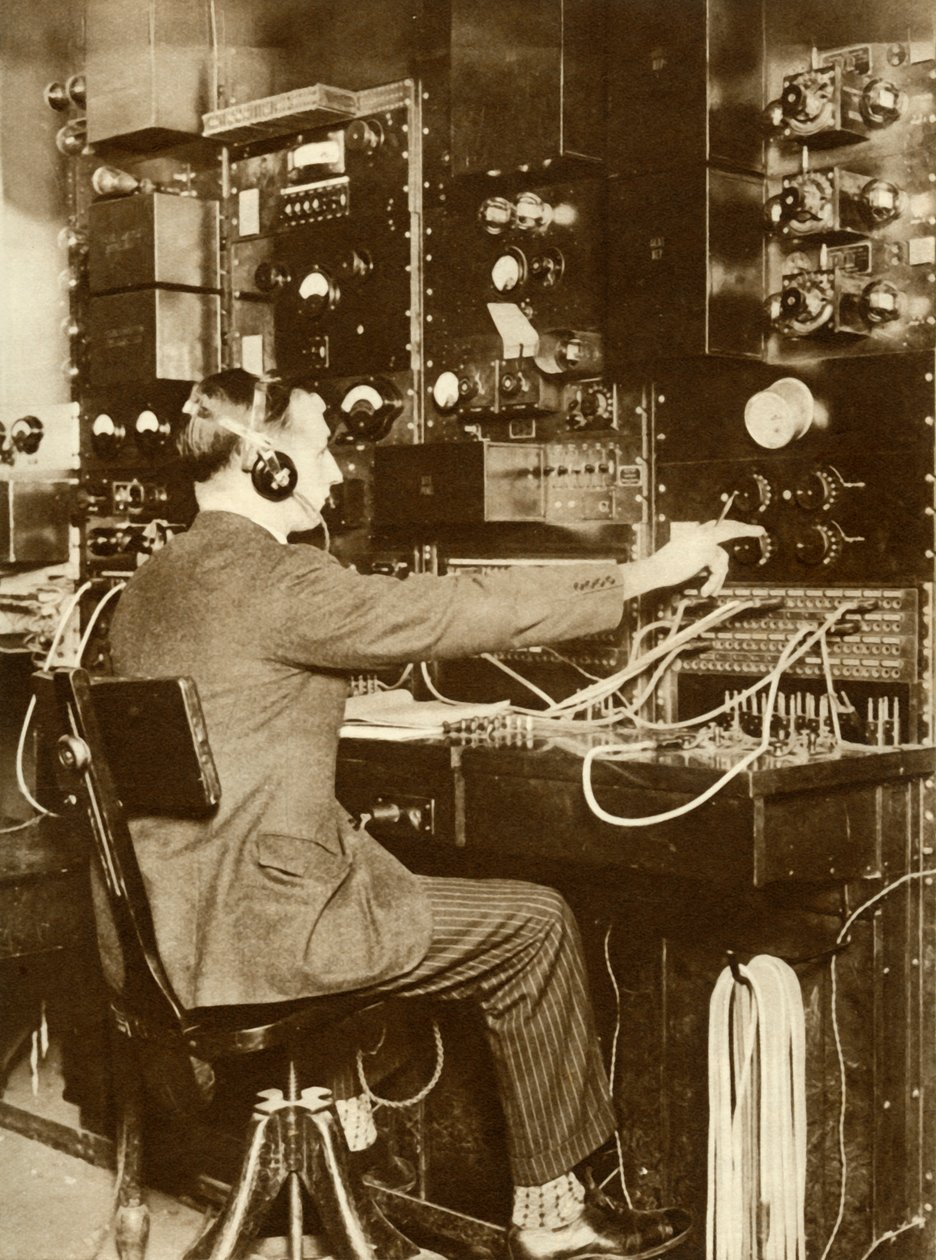 Første transatlantiske telefonsamtale, fra London til New York, 7. mars 1926, 1935. av Unbekannt