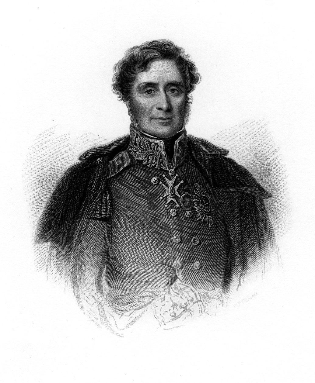 Fitzroy James Henry Somerset, 1. Baron Raglan, engelsk soldat, c1860 av Unbekannt