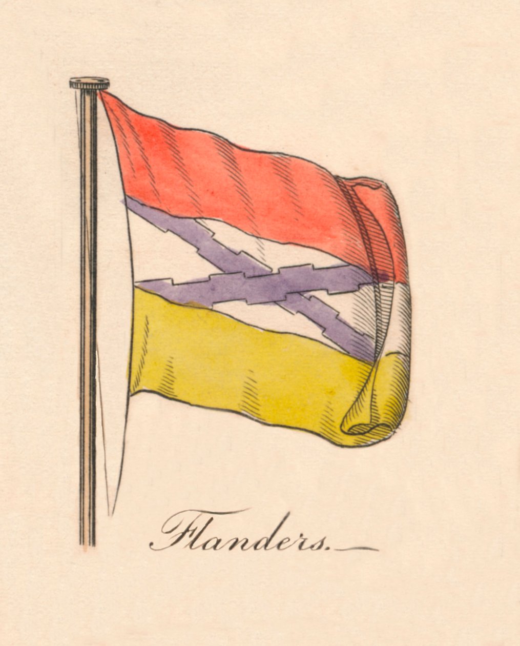 Flandern, 1838 av Unbekannt