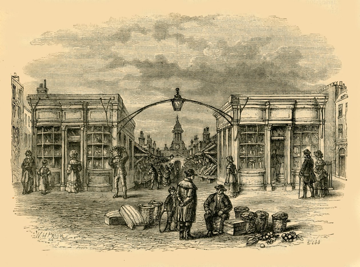 Fleet Market, c1872. av Unbekannt