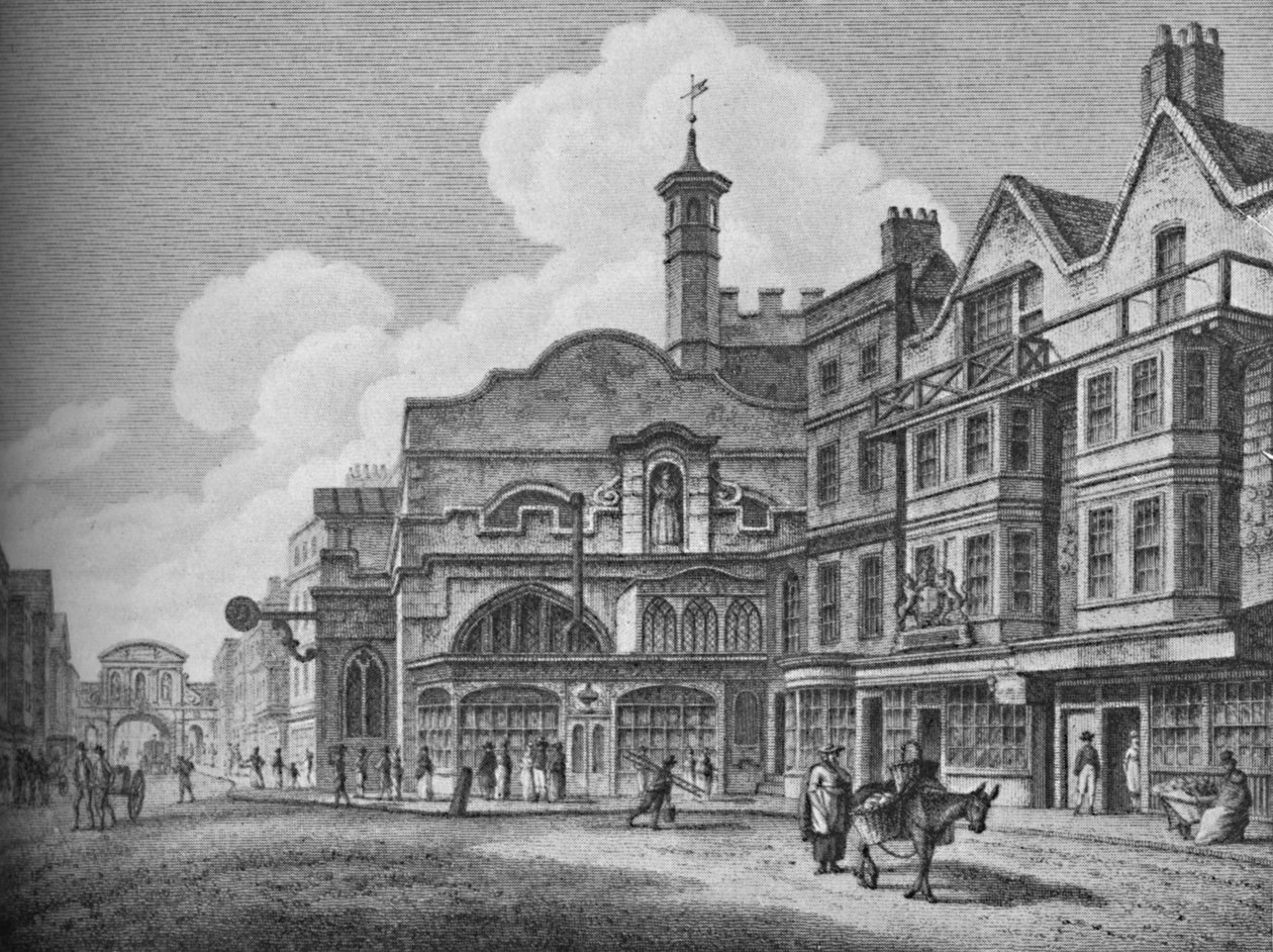 Fleet Street i det attende århundre, 1907 av Unbekannt