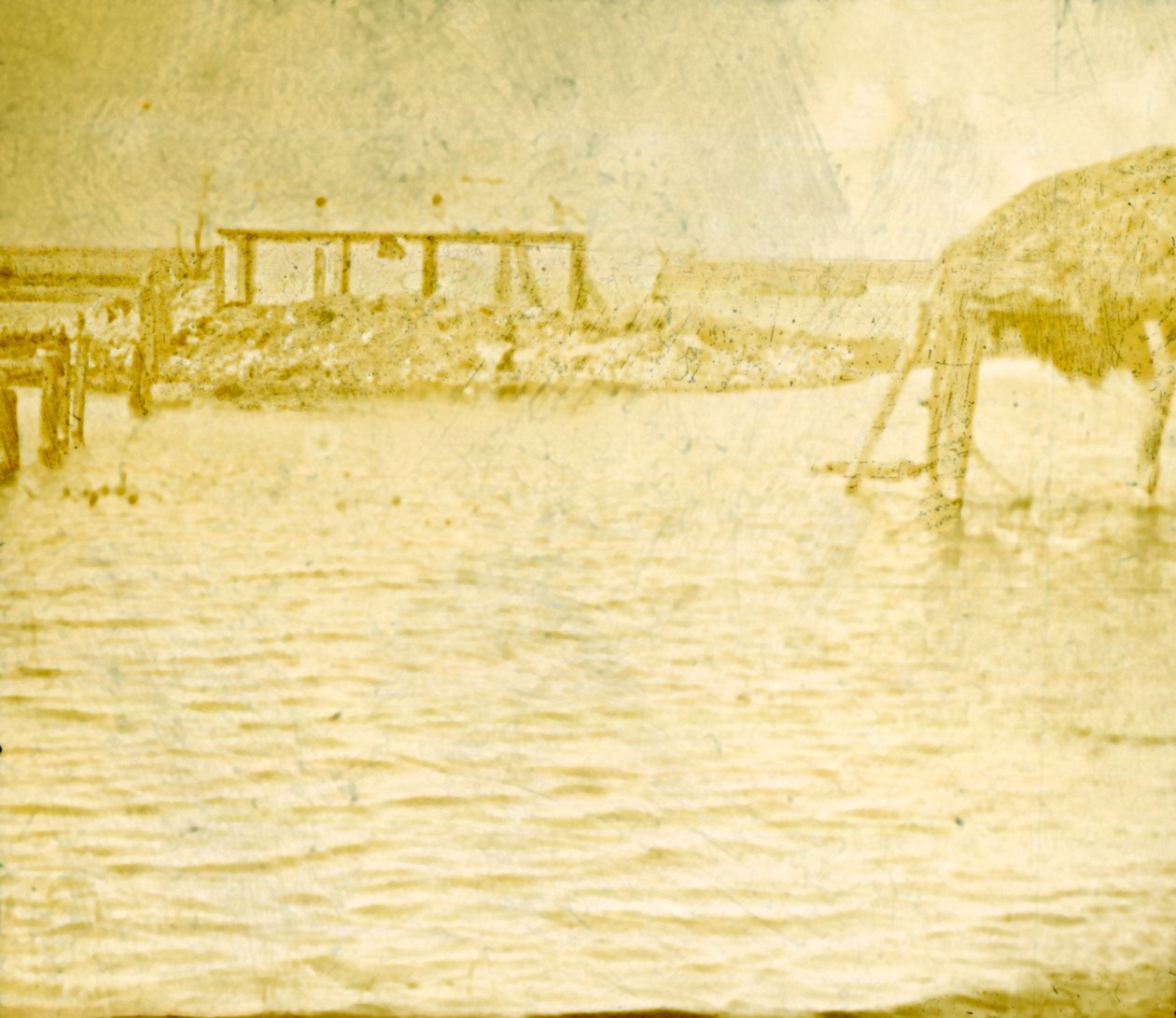 Flood, Ramskapelle, Belgia, c1914-c1918 av Unbekannt