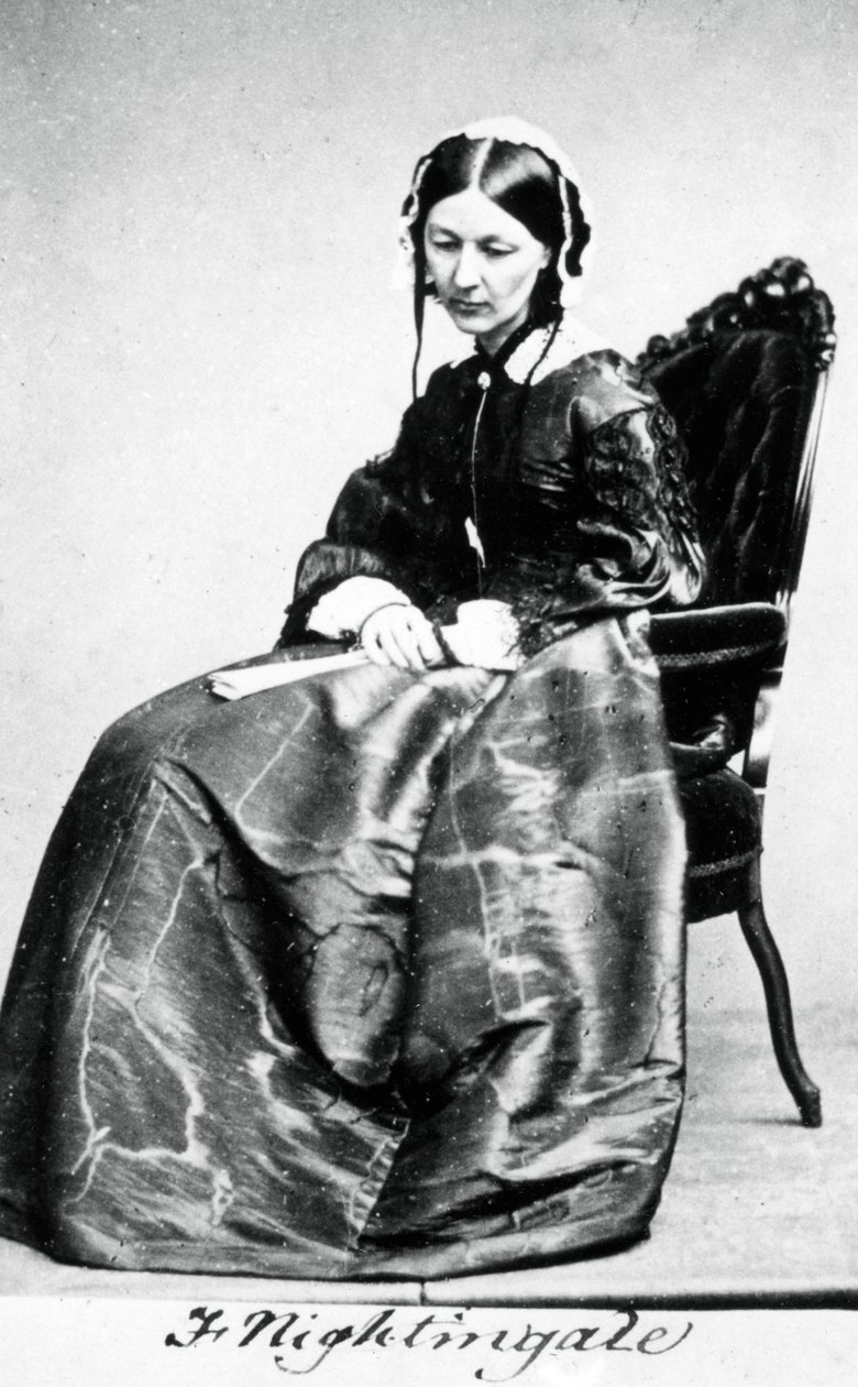 Florence Nightingale 1820-1910, 1854 av Unbekannt