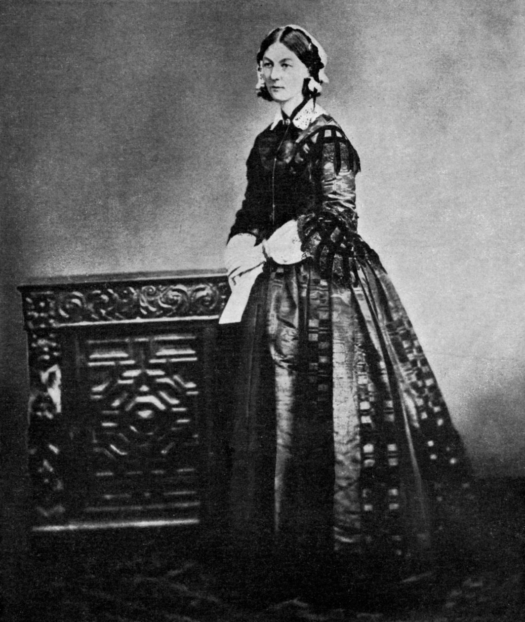 Florence Nightingale, engelsk sykepleier og sykehusreformator, 1855 1951 av Unbekannt
