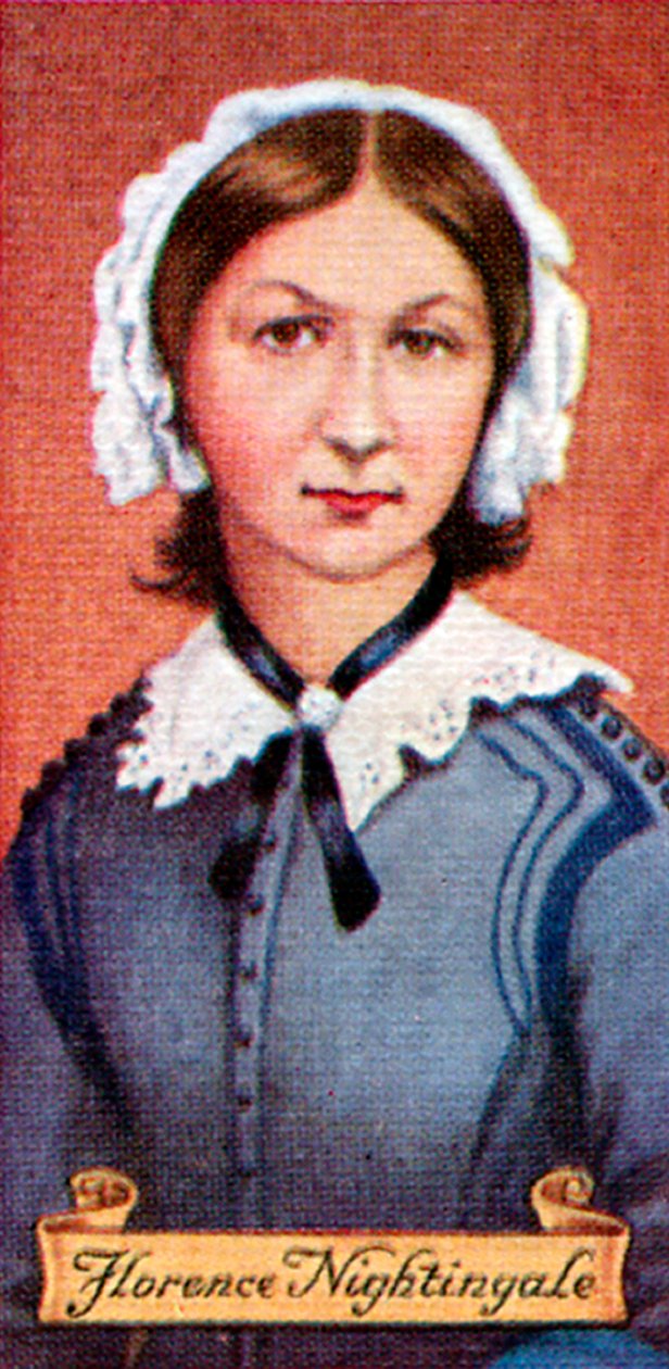 Florence Nightingale, hentet fra en serie sigarettkort, 1935 av Unbekannt