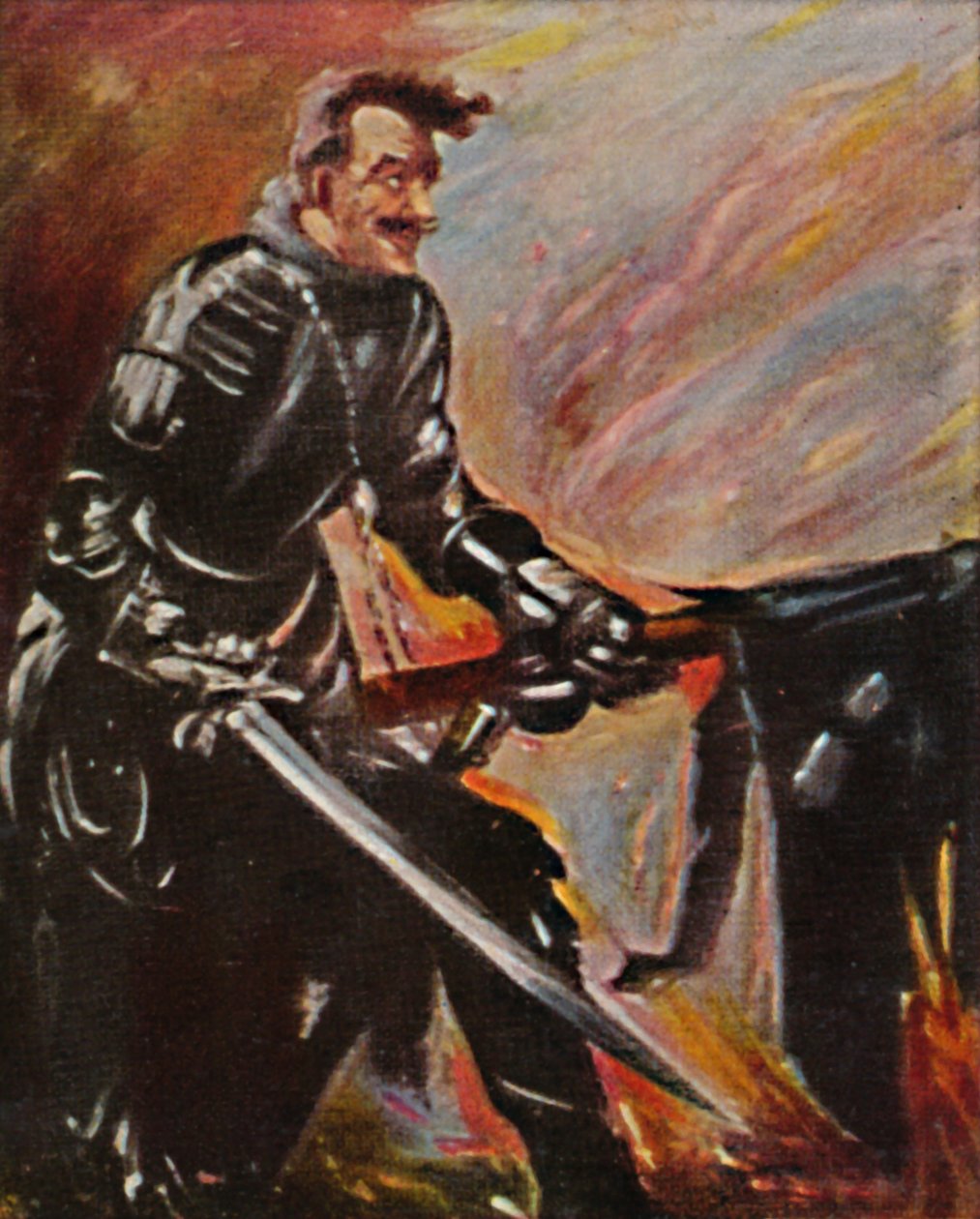 Florian Geyer + 1525. - Maleri av L. Corinth, 1934. av Unbekannt