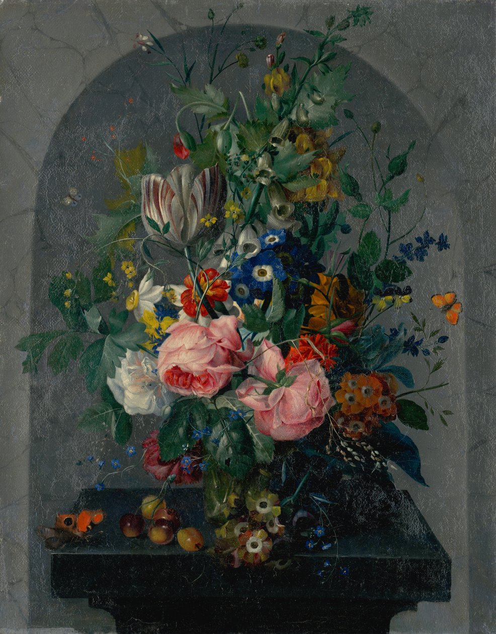 Blomsterstilleben av Unbekannt