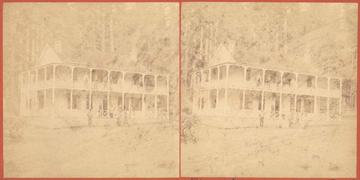 Flume House, Santa Cruz Mountains, 1860-tallet. av Unbekannt