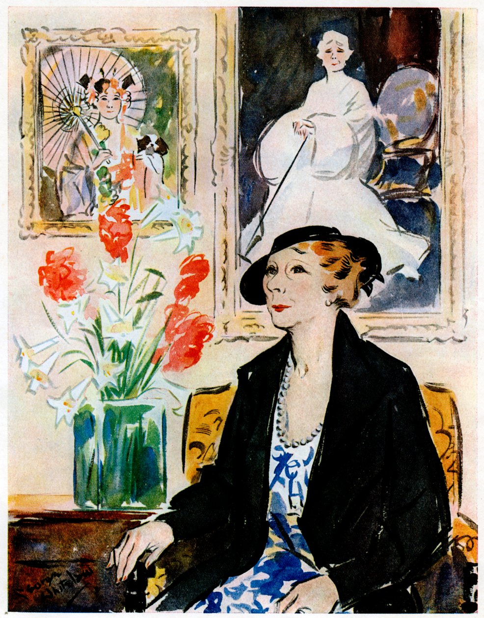 Femti år en favoritt, Miss Marie Tempest, 1935 av Unbekannt