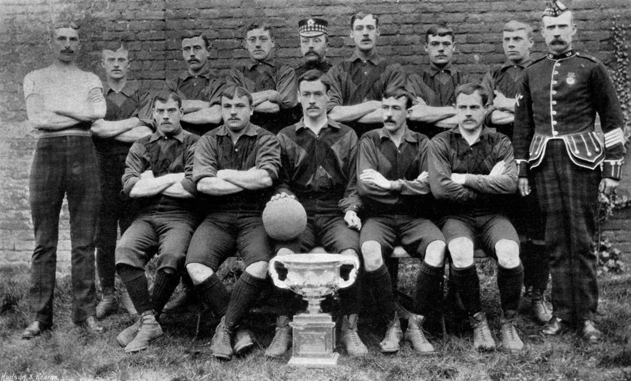 Fotballlag fra 1st Royal Scots Lothian Regiment, 1896 av Unbekannt