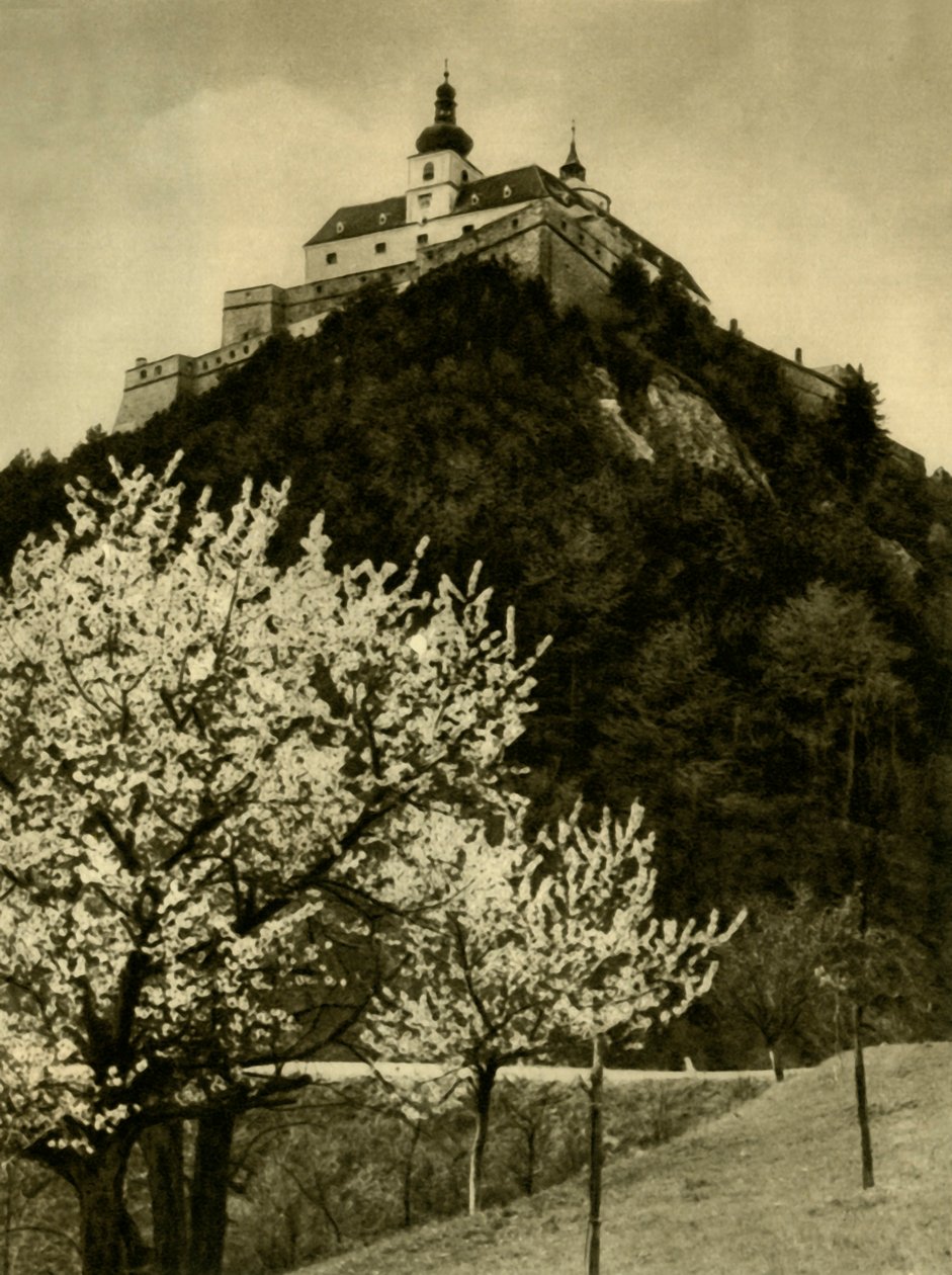 Forchtenstein slott, Burgenland, Østerrike, c1935. av Unbekannt