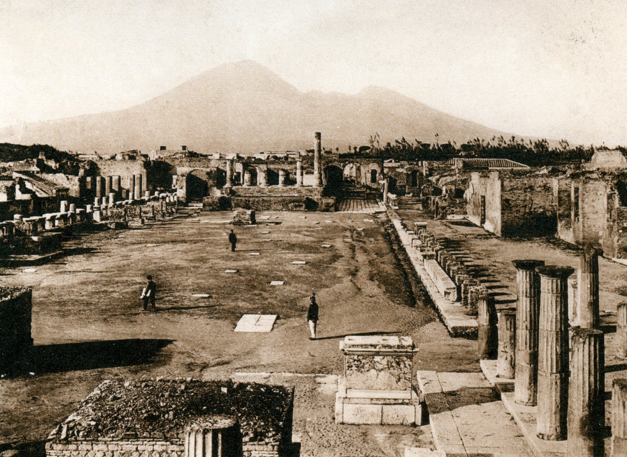 Sivilforum, Pompeii, Italia, ca 1900-tallet av Unbekannt