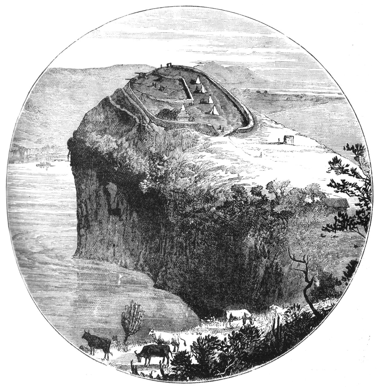 Fort Pearson, ved Nedre Tugela-elven, c1880 av Unbekannt