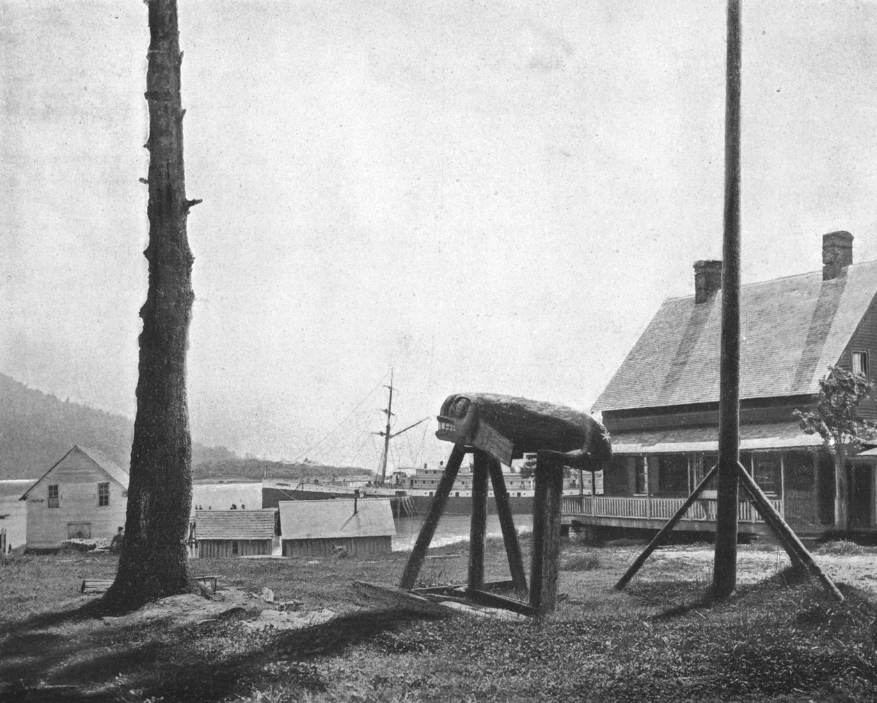 Fort Wrangell, Alaska, USA, c1900. av Unbekannt