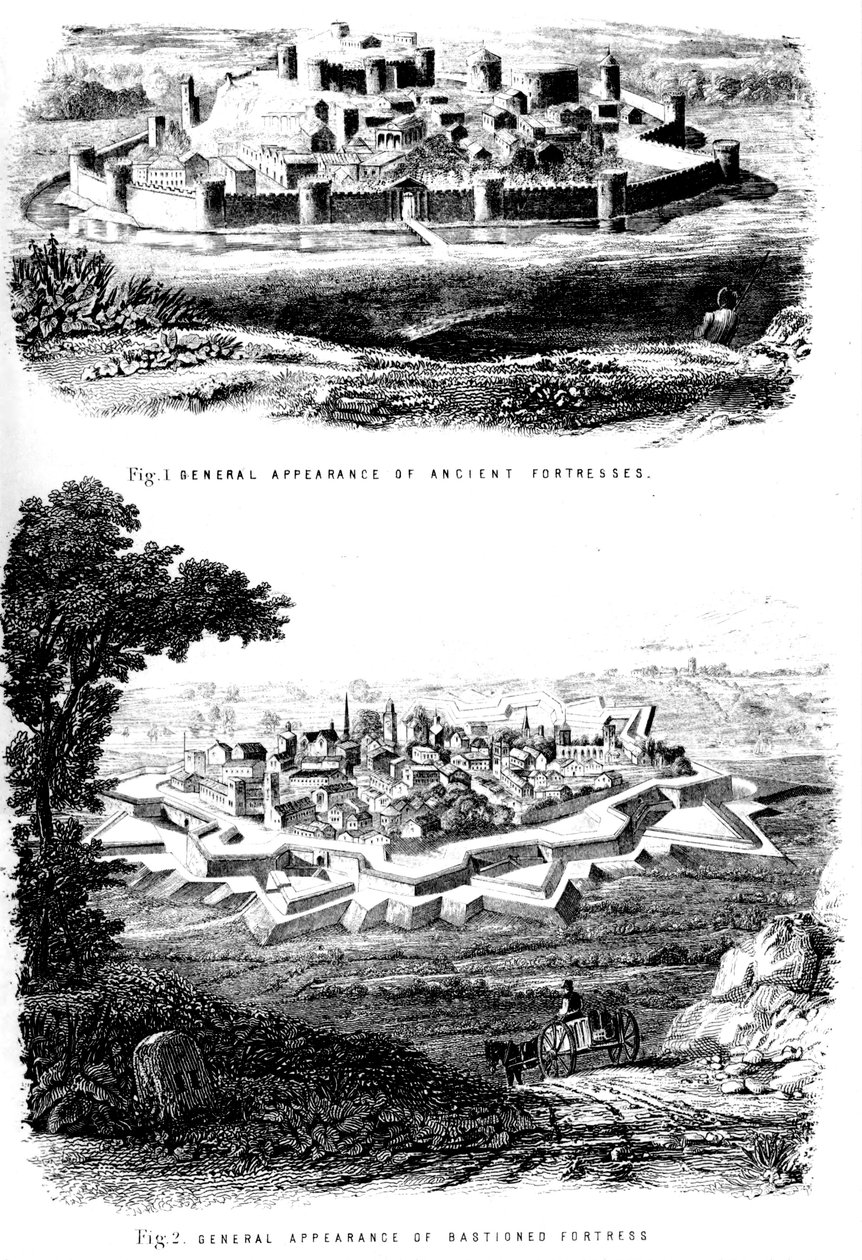 Festningsverk, c1880 av Unbekannt
