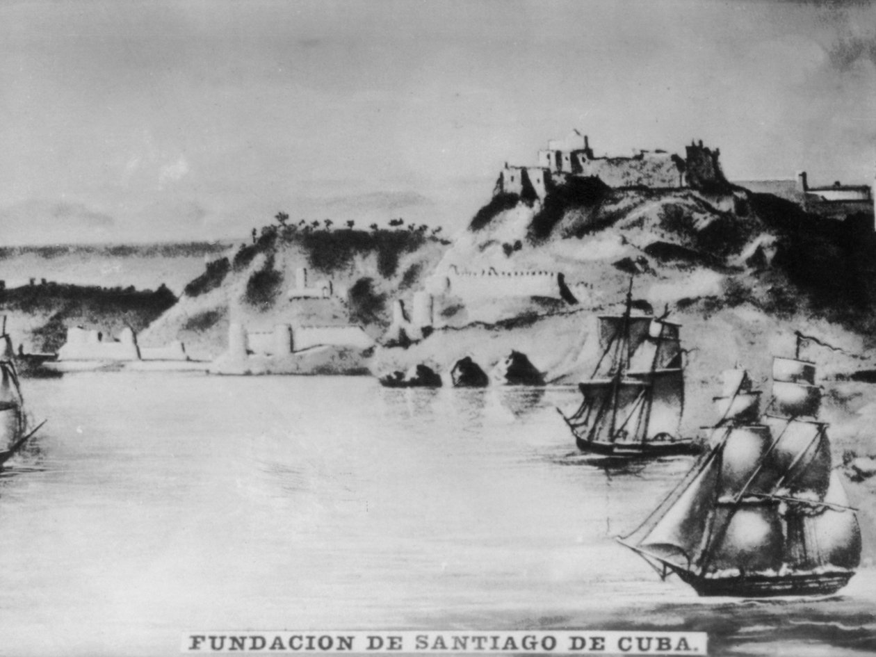 Stiftelsen av Santiago de Cuba, 1515, 1920-tallet av Unbekannt
