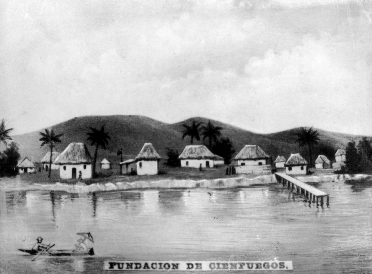 Stiftelsen av Cienfuegos, 1819, 1920-tallet av Unbekannt