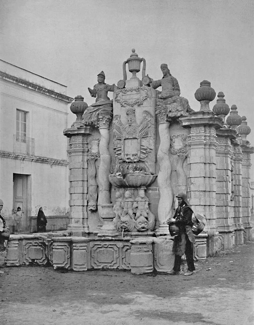 Fountain of the Falling Waters, City of Mexico, c1897. av Unbekannt