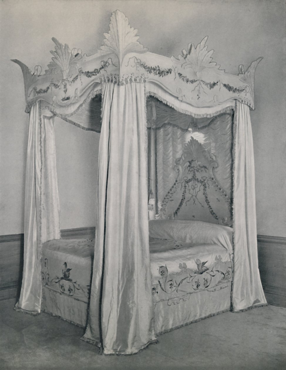 Fire-stolper seng, 1933. av Unbekannt
