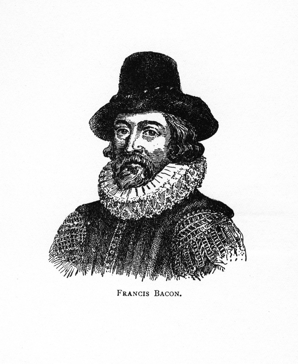 Francis Bacon, 1st Viscount St Albans, engelsk filosof, vitenskapsmann og statsmann, 1900-tallet av Unbekannt