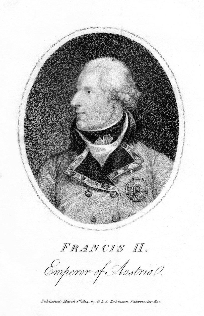 Frans II, den hellige romerske keiser, 1814 av Unbekannt