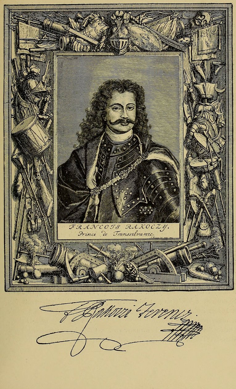 Francis II Rákóczi, tidlig på 1700-tallet. av Unbekannt