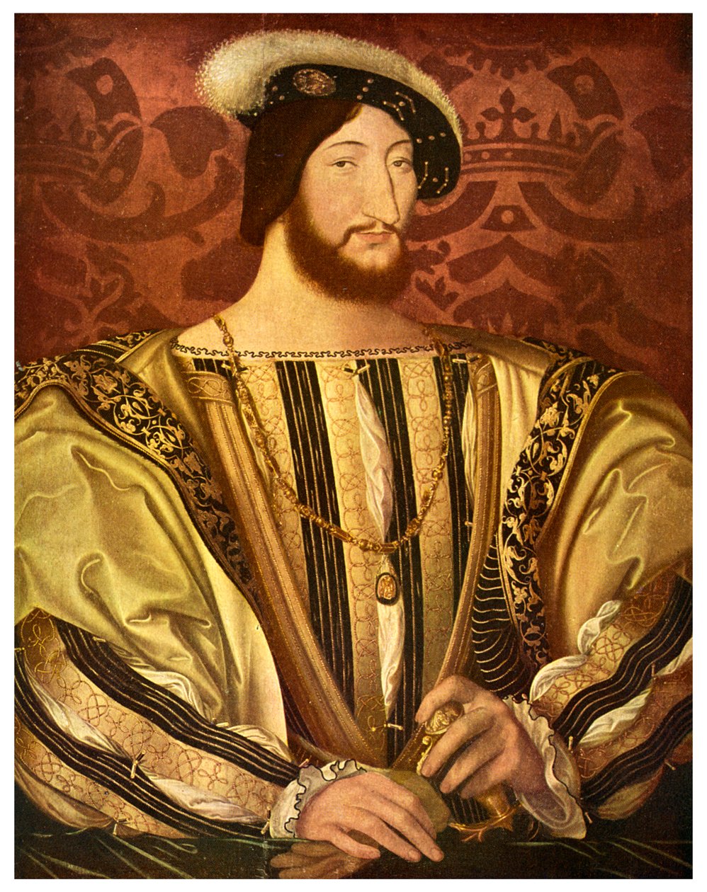 Frans I, konge av Frankrike, c1520-1525 1956. av Unbekannt
