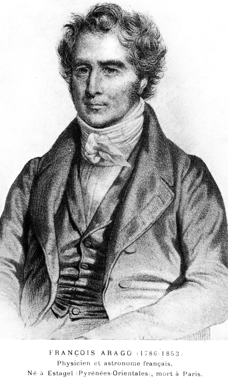 Francois Arago , fransk astronom, fysiker og statsmann, tidlig på 1800-tallet av Unbekannt