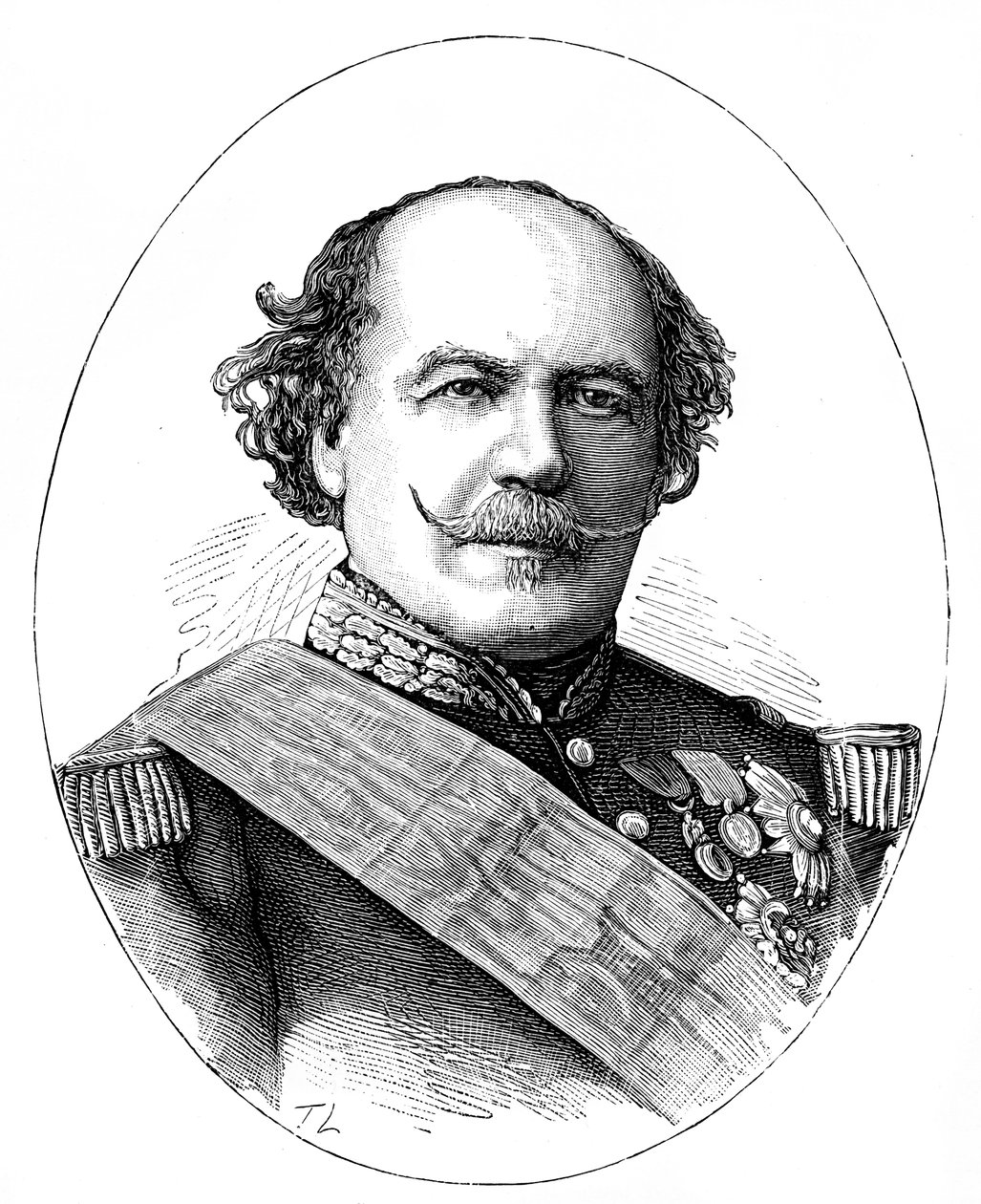 Francois Certain Canrobert 1809-1895, general og marskalk av Frankrike av Unbekannt
