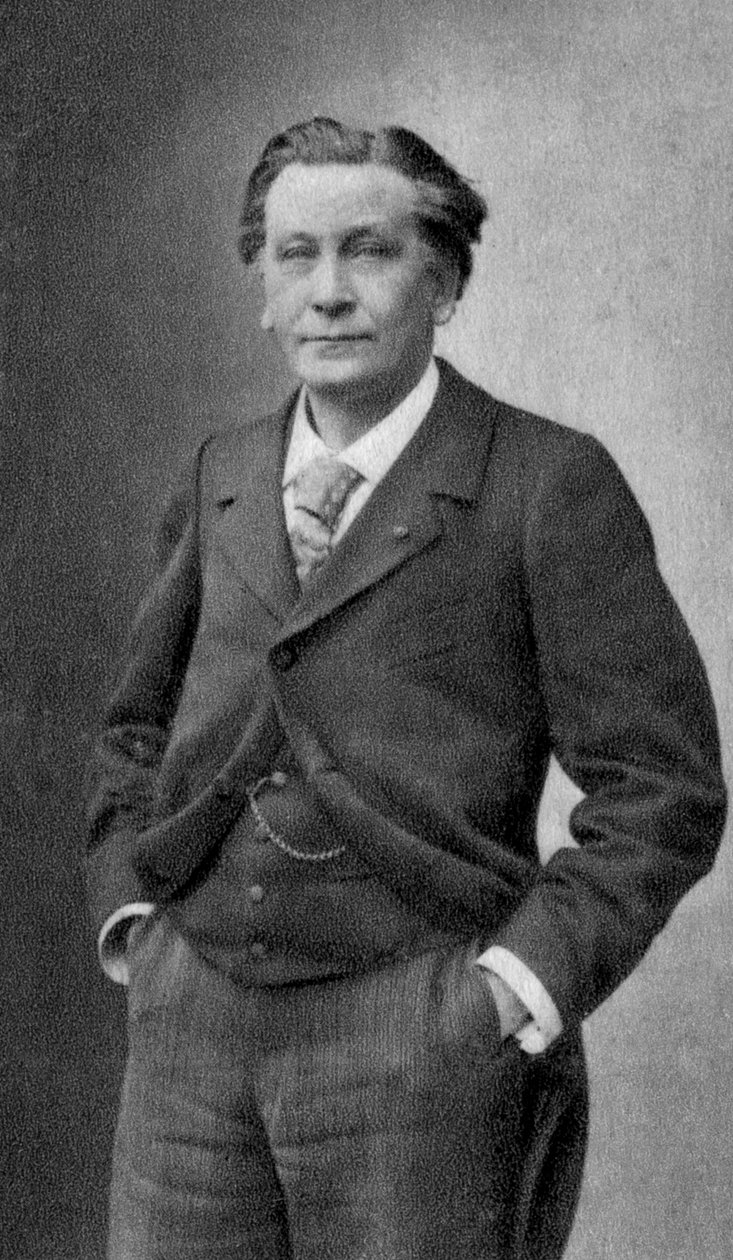 Francois Coppee , fransk poet og romanforfatter, 1892 av Unbekannt