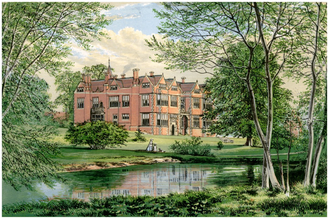 Franks Hall, Kent, hjemmet til Power-familien, c1880 av Unbekannt