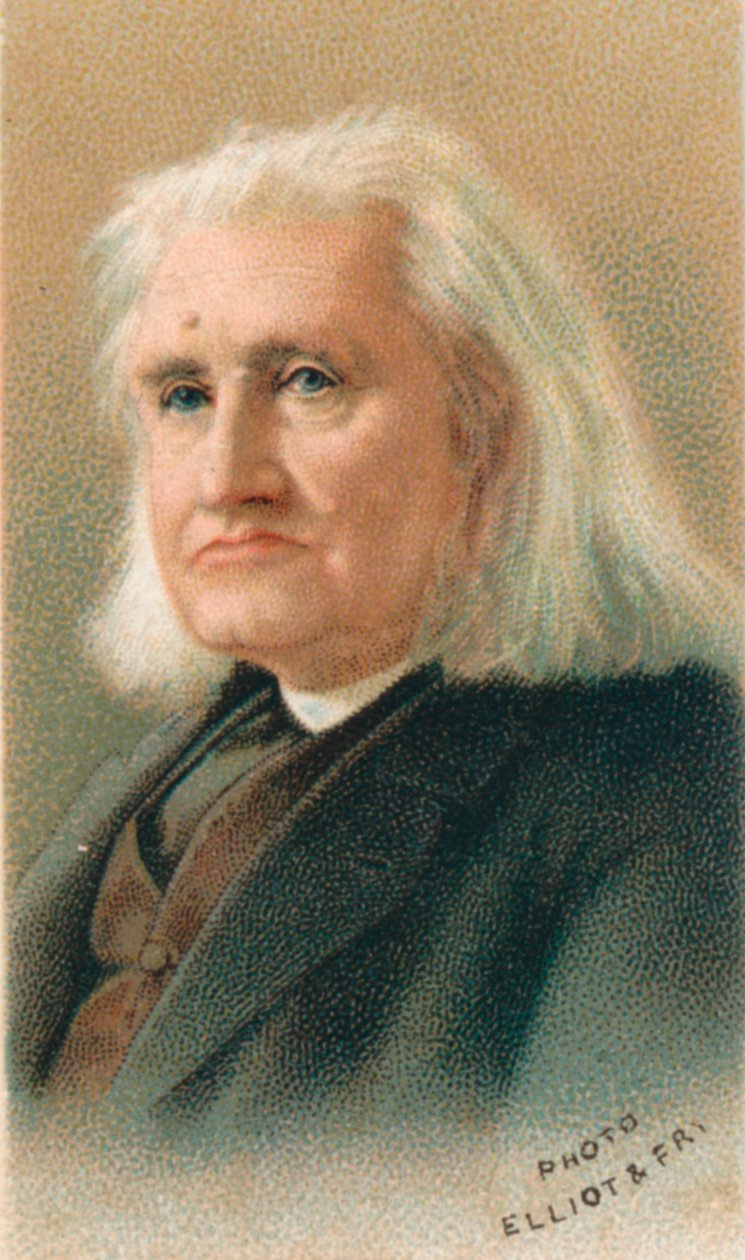 Franz Liszt 1811-1886, ungarsk pianist og komponist, 1911 av Unbekannt