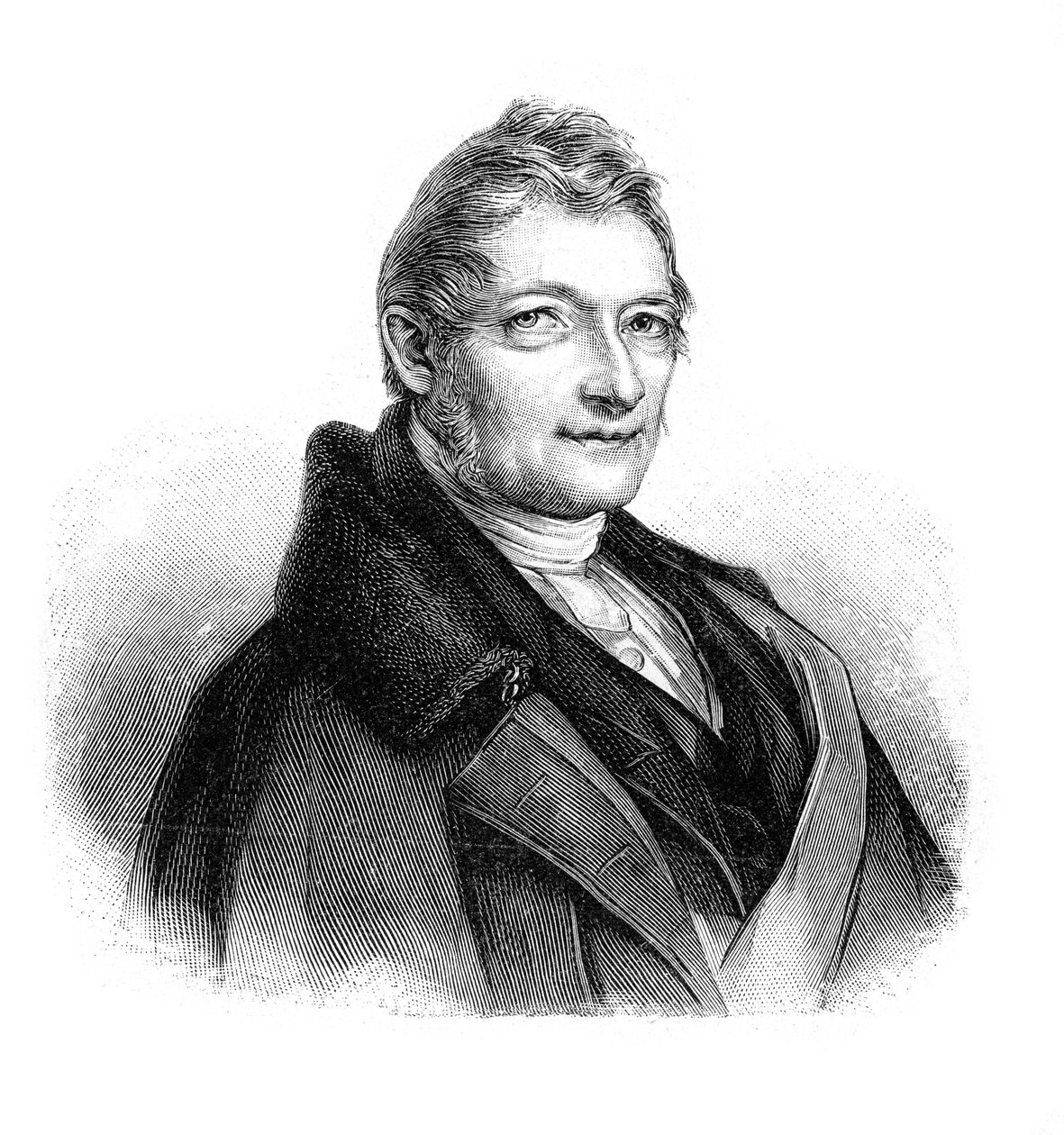 Franz Xaver Gabelsberger, tysk oppfinner av Gabelsberger stenografi, 1900 av Unbekannt