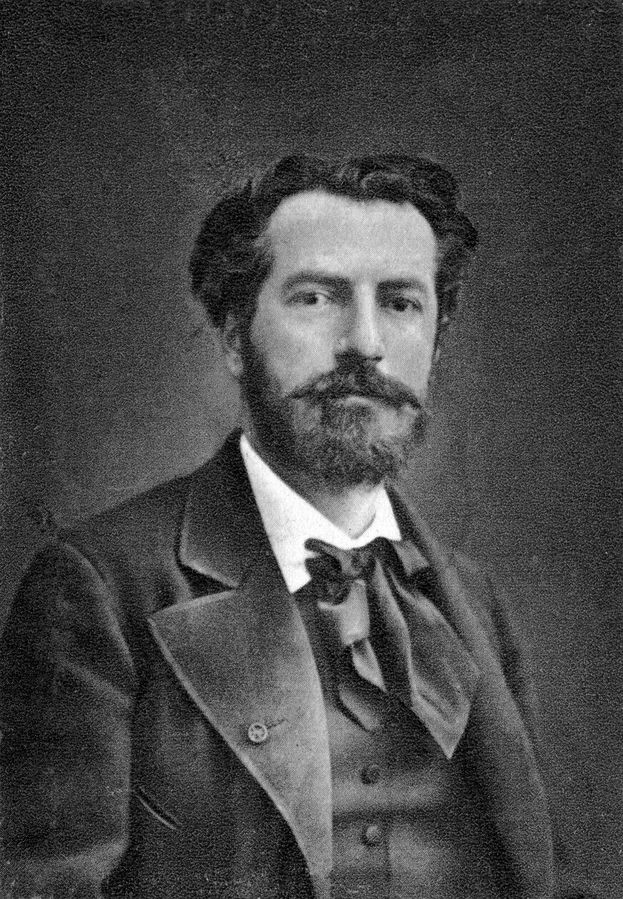 Frederic Bartholdi, fransk billedhugger, 1880 av Unbekannt