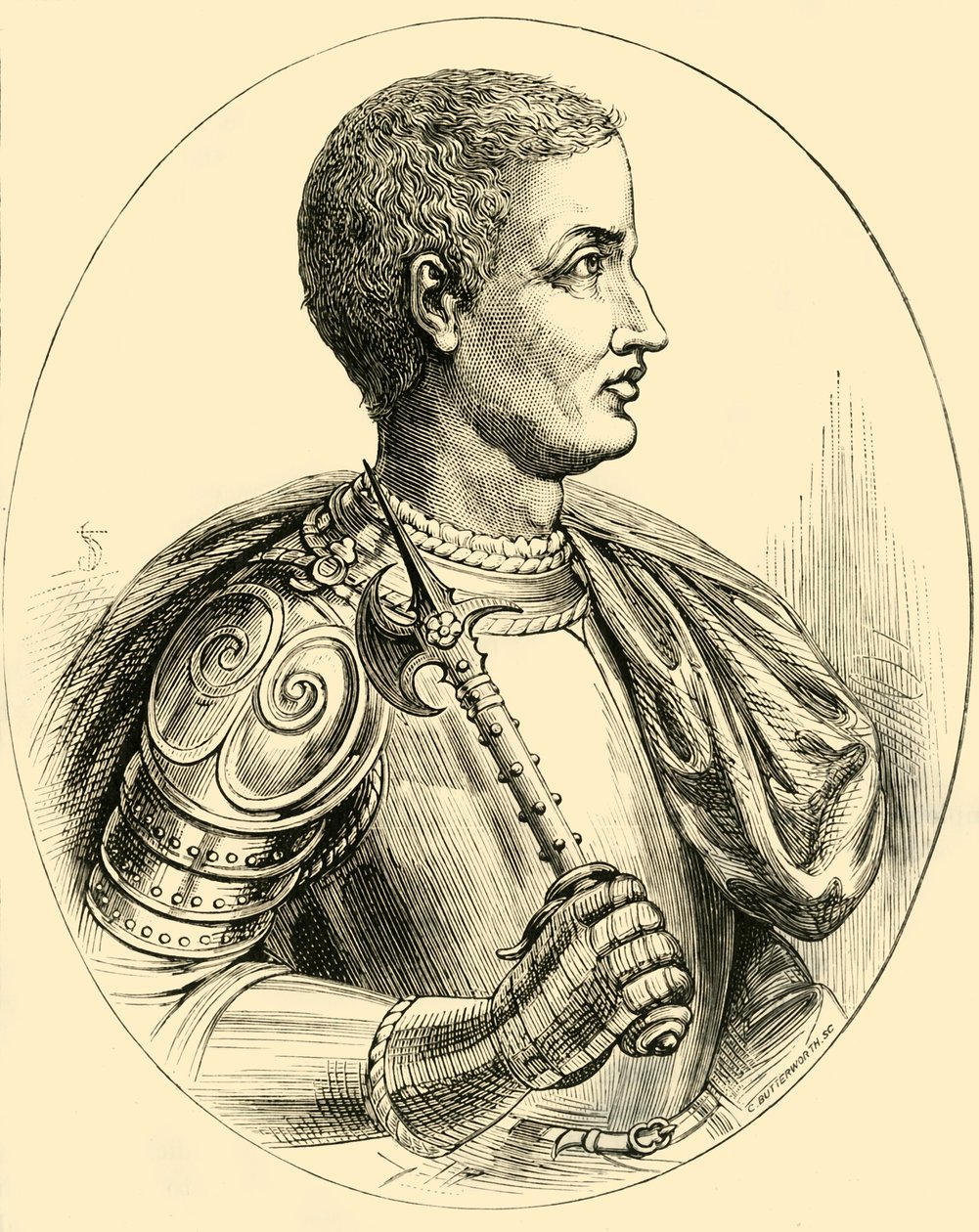 Fredrik II av Tyskland, 1194-1250, 1890. av Unbekannt