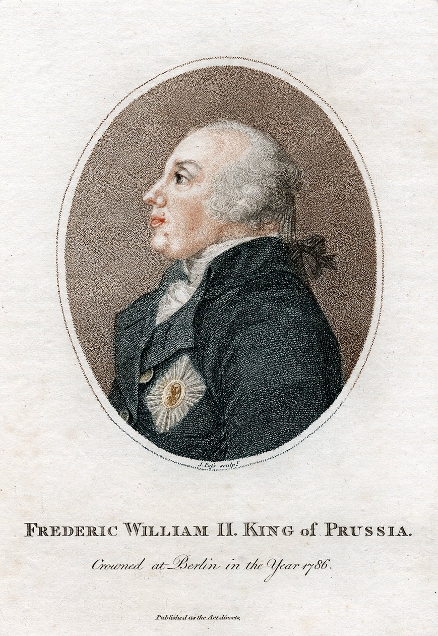 Frederick William II, konge av Preussen, 1786-1797 c1810 av Unbekannt