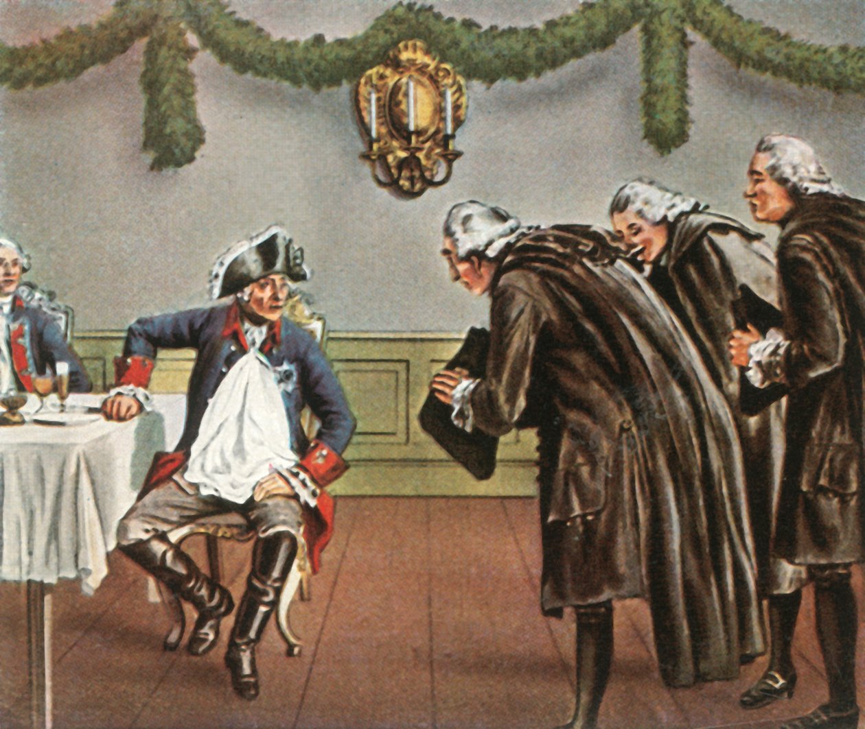 Fredrik den store og mennene fra Greiffenberg, 1784, 1936. av Unbekannt