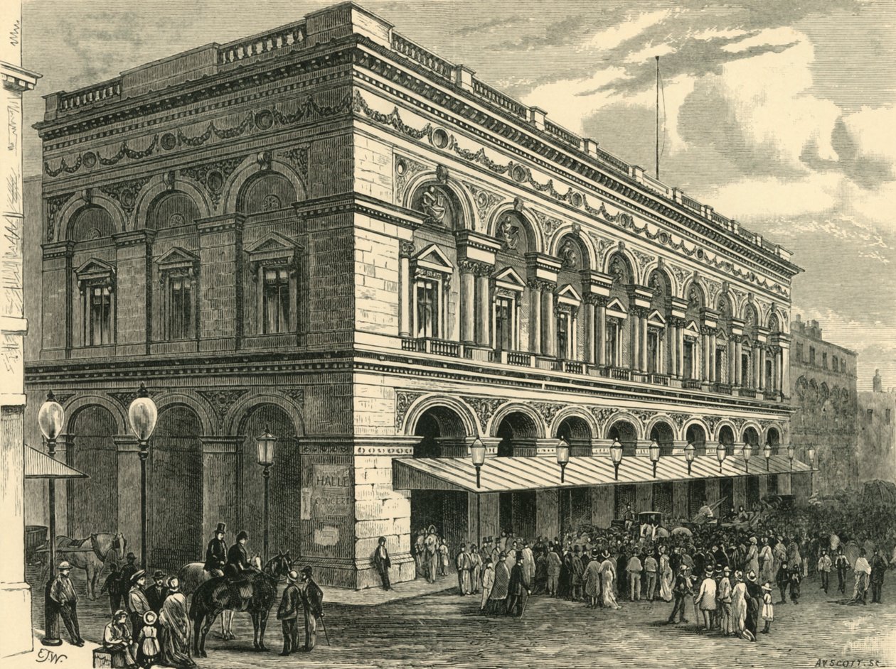 Free Trade Hall, Manchester, 1898. av Unbekannt