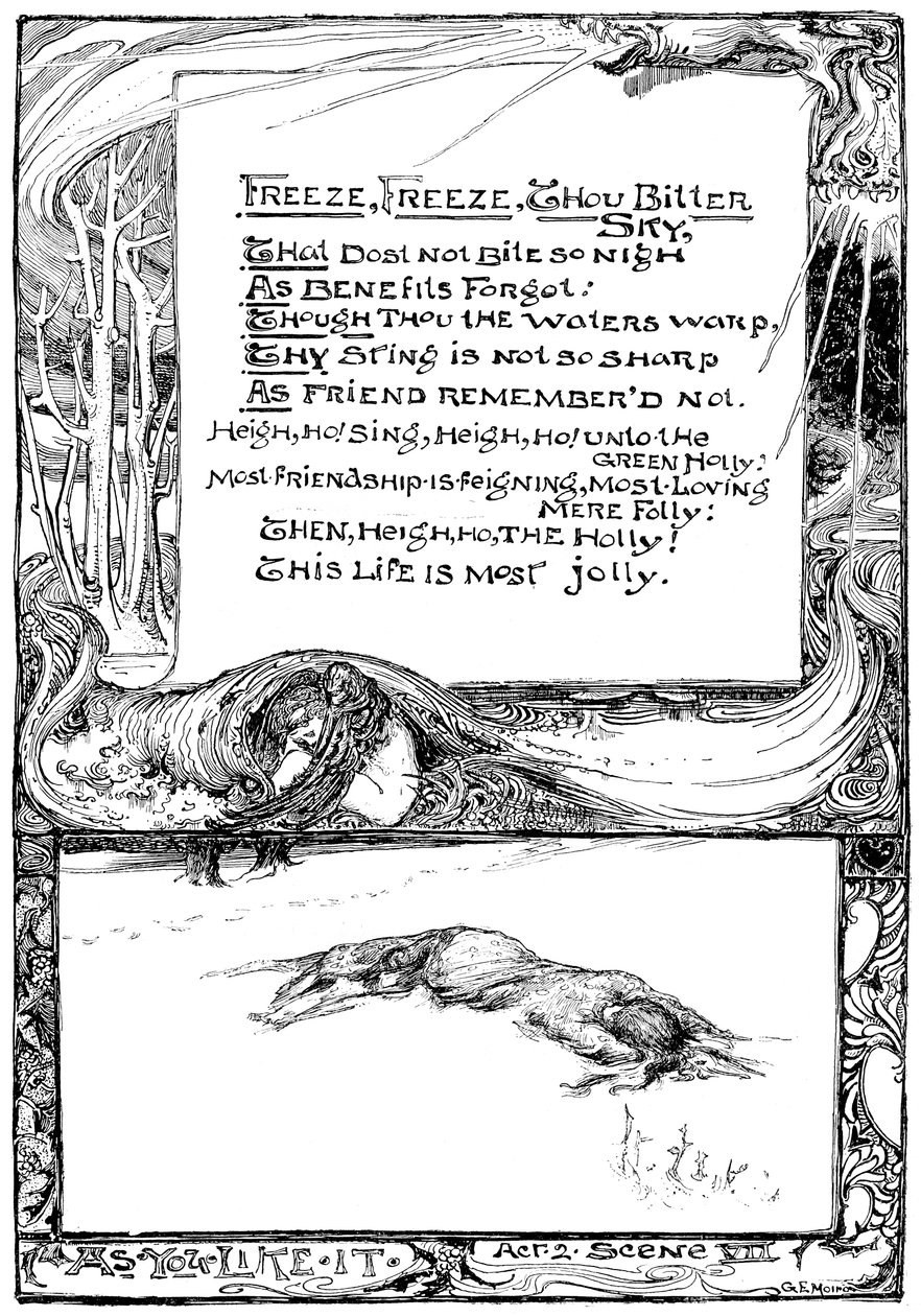 Freeze, Freeze, Thou Bitter Sky, 1895 av Unbekannt