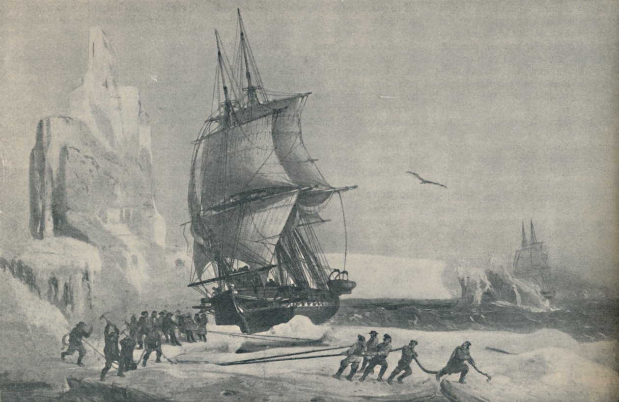 Fransk Antarktisekspedisjon under kaptein JSC Dumont dUrville, august 1833, 1937 av Unbekannt