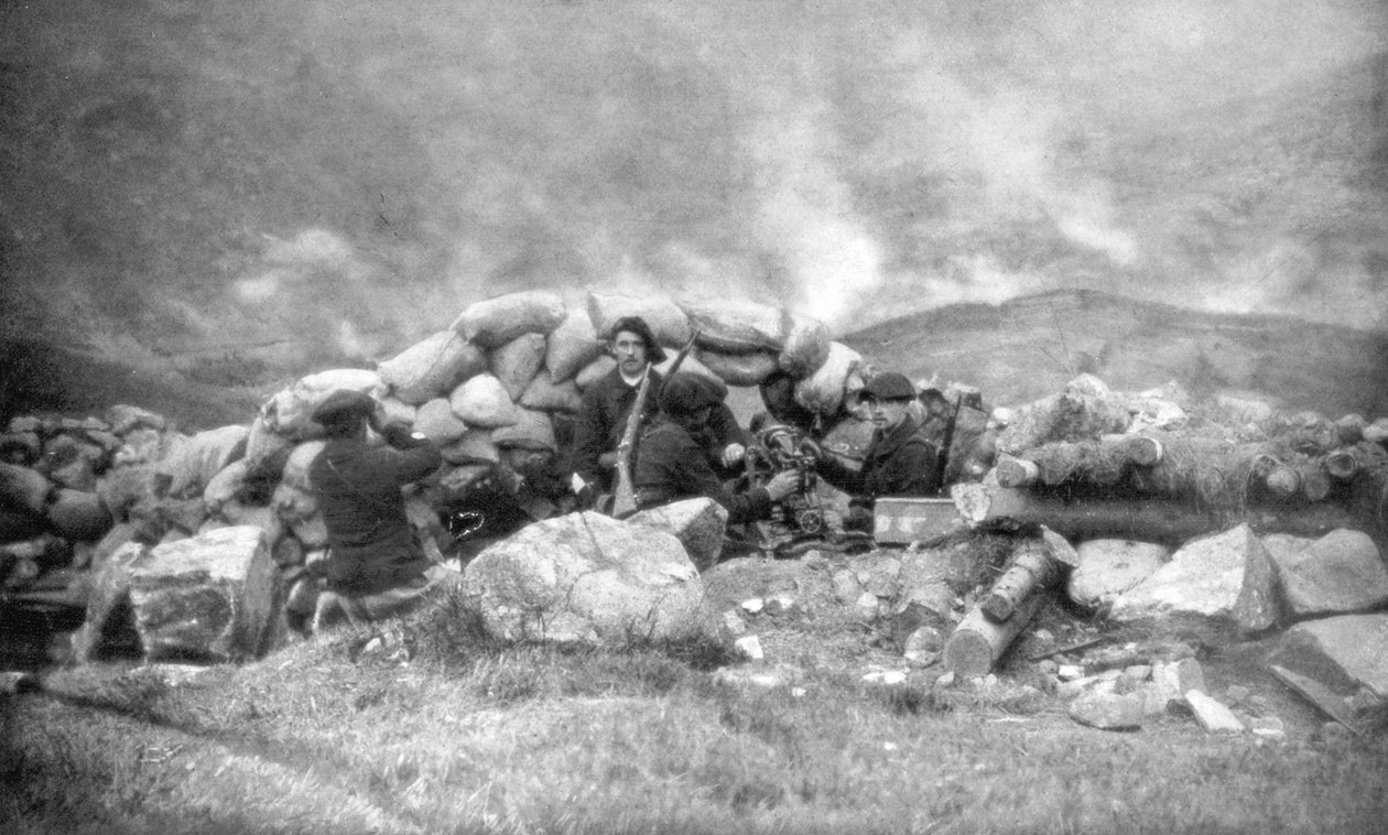 Franske Chasseurs Alpins kjemper i Alsace, juni 1915, 1926 av Unbekannt