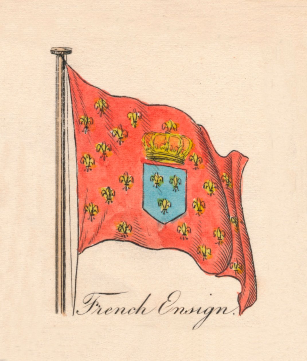 Fransk fenrik, 1838 av Unbekannt