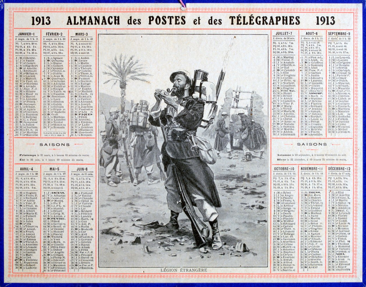 Fransk fremmedlegion, 1913 av Unbekannt