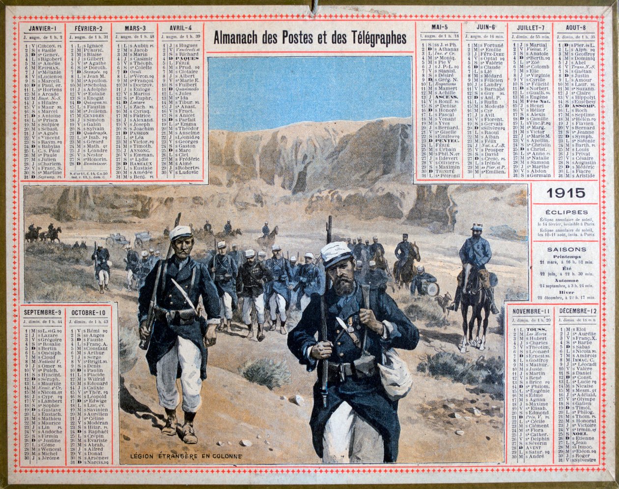 Fransk fremmedlegion, 1915 av Unbekannt