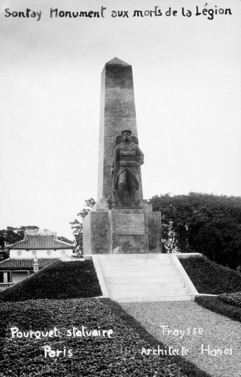 Fransk fremmedlegion-monument, Sontay, Vietnam, 1900-tallet av Unbekannt